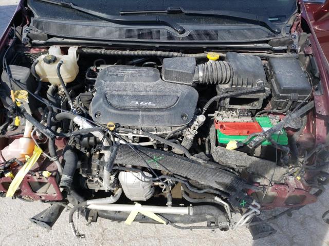 2C4RC1BG8HR540499 - 2017 CHRYSLER PACIFICA TOURING L 勃艮第红 照片 12