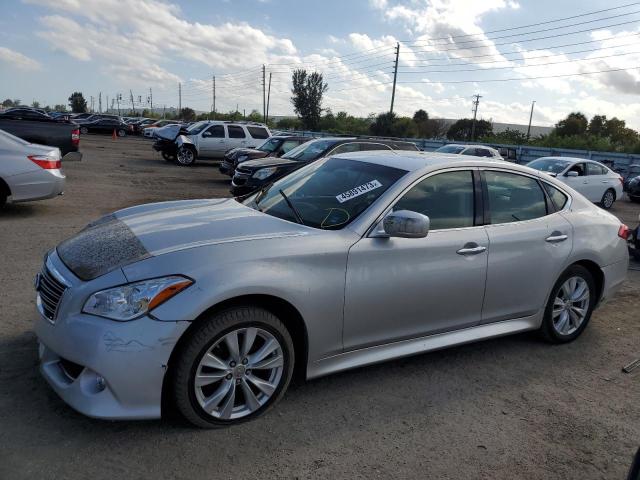 JN1BY1AR6BM374051 - 2011 INFINITI M37 X SILVER photo 1