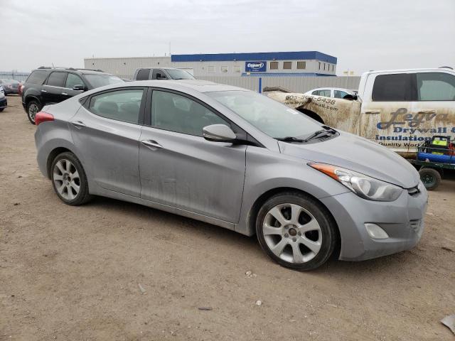 KMHDH4AE9CU340767 - 2012 HYUNDAI ELANTRA GLS SILVER photo 4