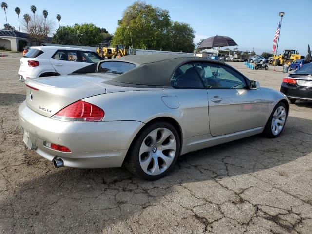 WBAEK73465B325817 - 2005 BMW 645 CI AUTOMATIC SILVER photo 3