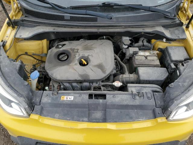 KNDJP3A53F7133959 - 2015 KIA SOUL + YELLOW photo 12