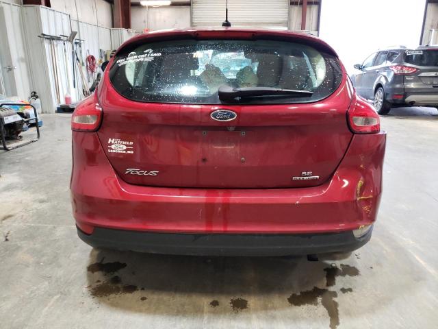1FADP3K23FL340415 - 2015 FORD FOCUS SE RED photo 6