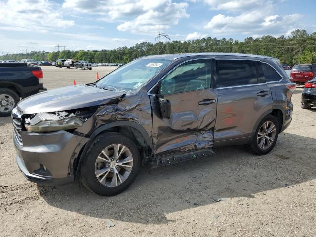 5TDKKRFH2FS052062 - 2015 TOYOTA HIGHLANDER XLE 灰色 照片 1