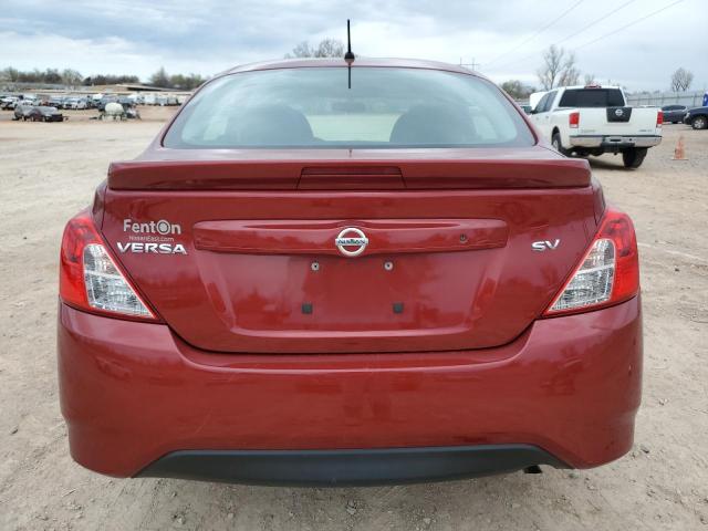 3N1CN7AP4JL820172 - 2018 NISSAN VERSA S RED photo 6