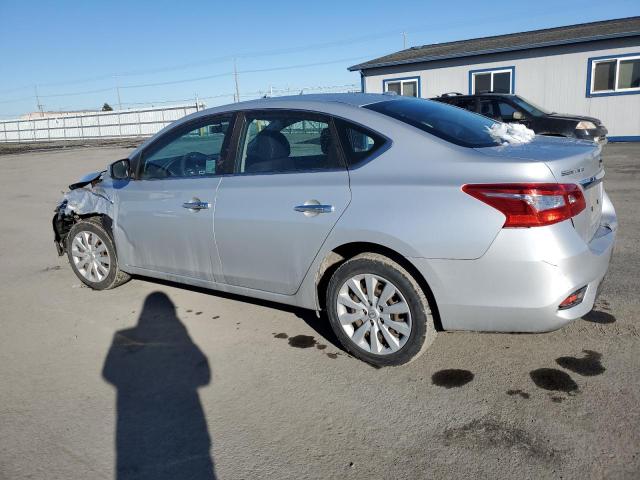 3N1AB7AP6GL665245 - 2016 NISSAN SENTRA S SILVER photo 2