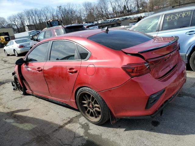 3KPF44AC4LE189648 - 2020 KIA FORTE GT RED photo 2