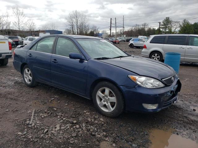 4T1BE32K35U003948 - 2005 TOYOTA CAMRY LE BLUE photo 4