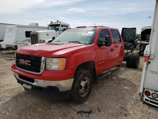 1GD412C87DF153436 - 2013 GMC SIERRA C3500 RED photo 1