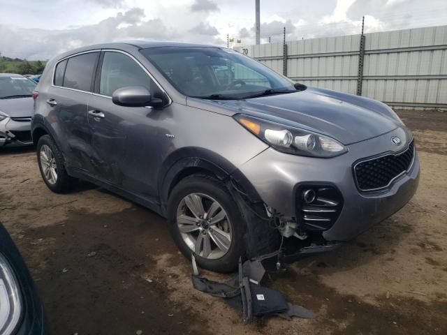 KNDPMCAC1H7256521 - 2017 KIA SPORTAGE LX GRAY photo 4