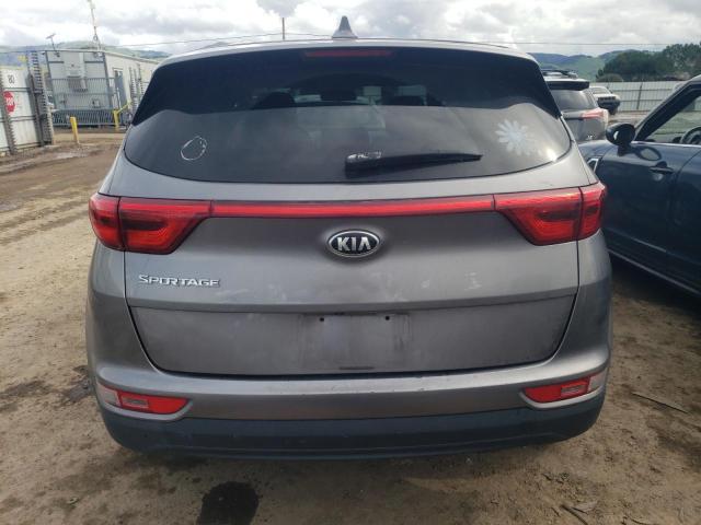 KNDPMCAC1H7256521 - 2017 KIA SPORTAGE LX GRAY photo 6