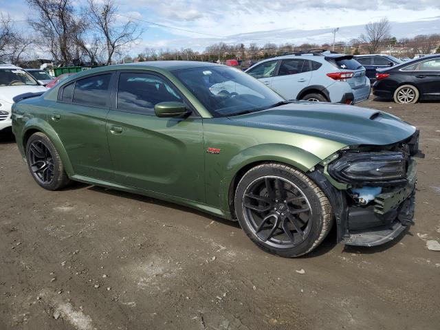 2C3CDXGJ1MH606616 - 2021 DODGE CHARGER SCAT PACK GREEN photo 4