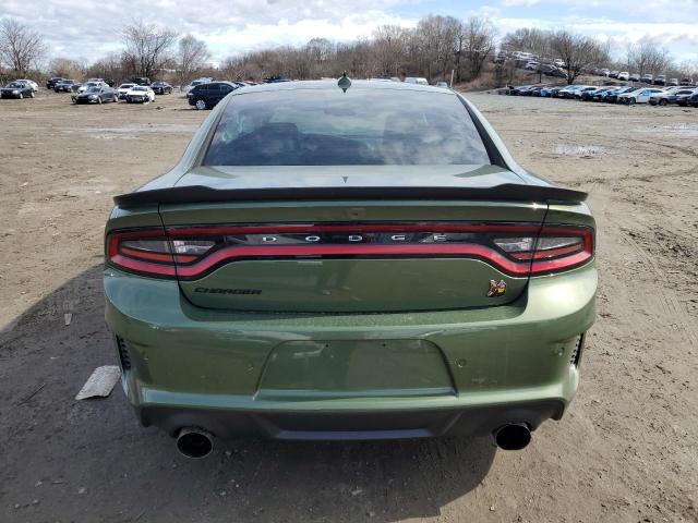 2C3CDXGJ1MH606616 - 2021 DODGE CHARGER SCAT PACK GREEN photo 6