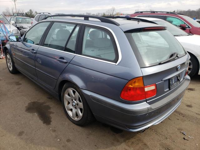 WBAAW33451ET41074 - 2001 BMW 325 IT BLUE photo 2