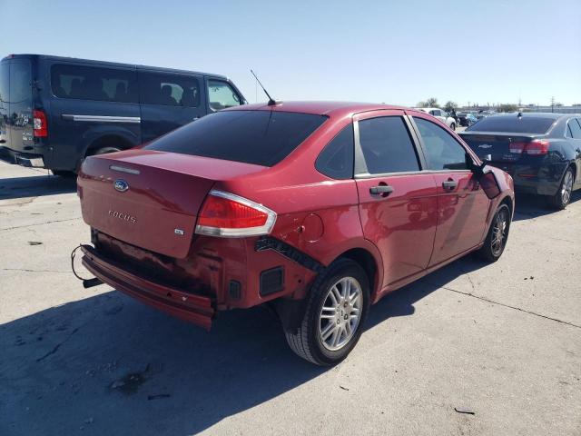 1FAHP3FN9AW165391 - 2010 FORD FOCUS SE RED photo 3