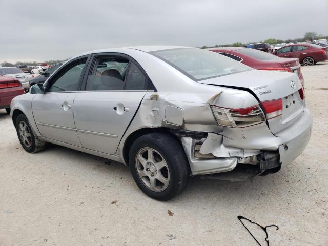 5NPEU46C66H172094 - 2006 HYUNDAI SONATA GLS SILVER photo 2