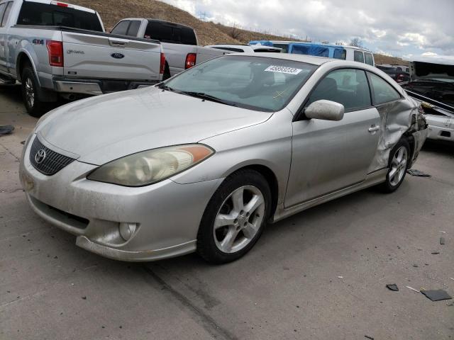 4T1CA38P74U010287 - 2004 TOYOTA CAMRY SOLA SE SILVER photo 1