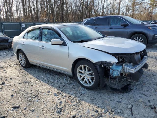 3FAHP0JAXBR295056 - 2011 FORD FUSION SEL SILVER photo 4