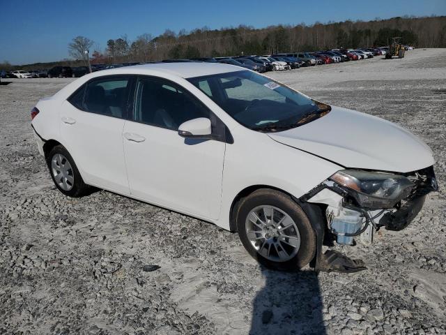 2T1BURHE3GC582452 - 2016 TOYOTA COROLLA L WHITE photo 4