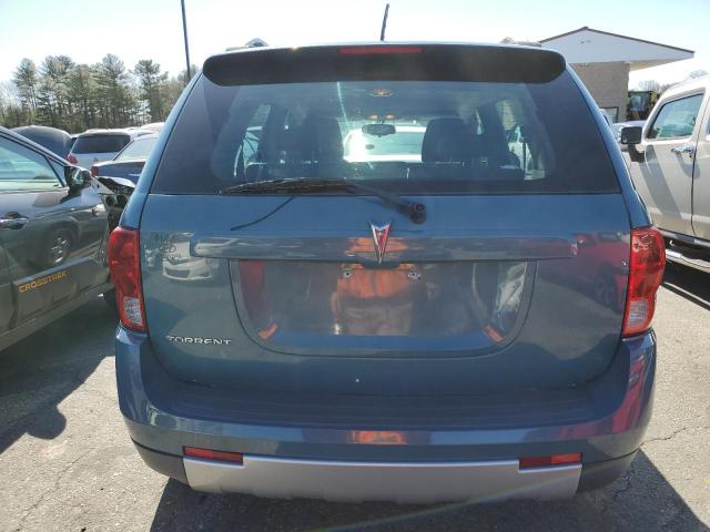 2CKDL33F986296433 - 2008 PONTIAC TORRENT GREEN photo 6