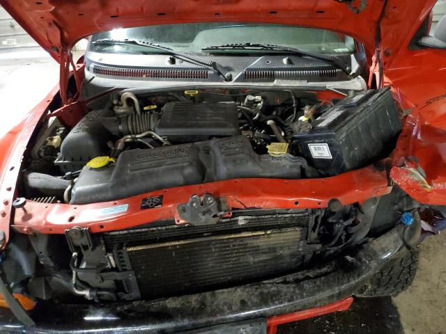 1B7GG2AN9YS602590 - 2000 DODGE DAKOTA QUAD RED photo 11