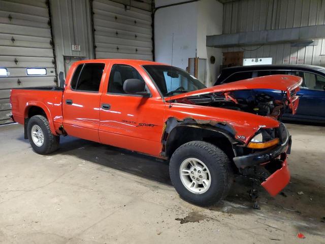 1B7GG2AN9YS602590 - 2000 DODGE DAKOTA QUAD RED photo 4