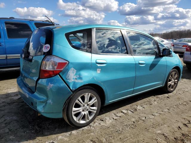 JHMGE8G37CC022934 - 2012 HONDA FIT BLUE photo 3