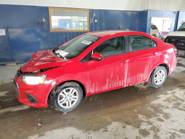 1G1JB5SH5H4142873 - 2017 CHEVROLET SONIC LS RED photo 1