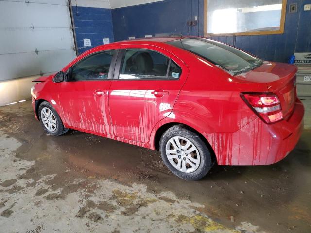 1G1JB5SH5H4142873 - 2017 CHEVROLET SONIC LS RED photo 2