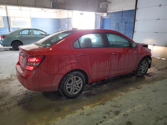 1G1JB5SH5H4142873 - 2017 CHEVROLET SONIC LS RED photo 3