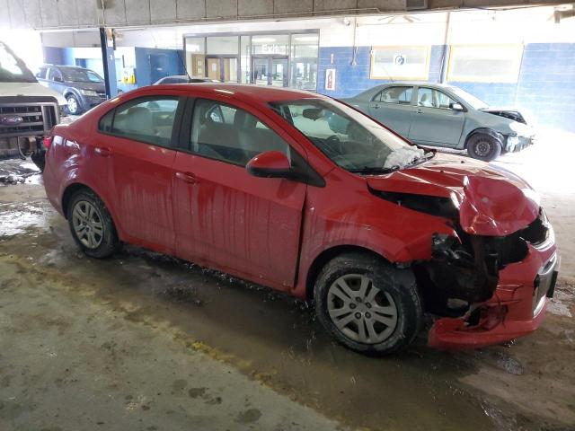 1G1JB5SH5H4142873 - 2017 CHEVROLET SONIC LS RED photo 4