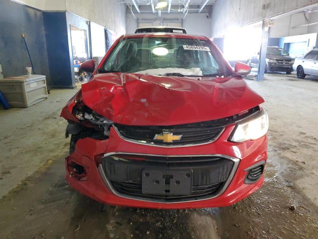 1G1JB5SH5H4142873 - 2017 CHEVROLET SONIC LS RED photo 5