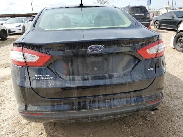 3FA6P0H73ER236615 - 2014 FORD FUSION SE BLACK photo 6