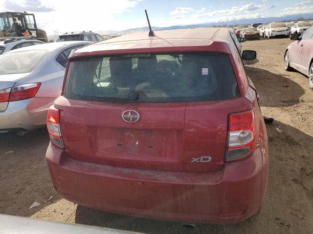 JTKKUPB43E1045224 - 2014 TOYOTA SCION XD RED photo 6