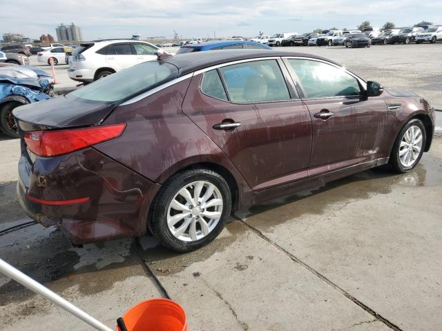 5XXGM4A70EG344455 - 2014 KIA OPTIMA LX MAROON photo 3