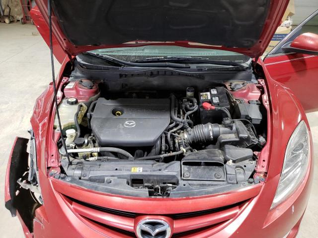 1YVHZ8CH3A5M05227 - 2010 MAZDA 6 I RED photo 11