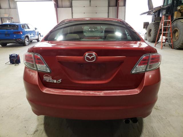 1YVHZ8CH3A5M05227 - 2010 MAZDA 6 I RED photo 6