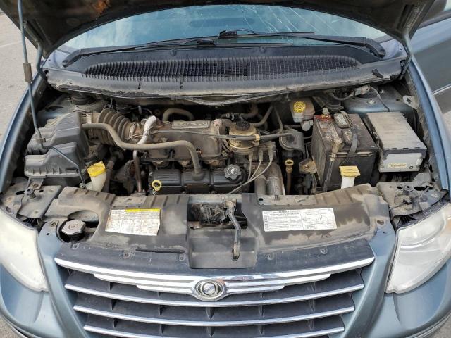 2C8GP64L55R339219 - 2005 CHRYSLER TOWN & COU LIMITED TEAL photo 12