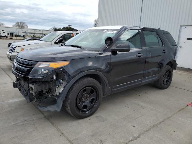 1FM5K8ARXEGA14350 - 2014 FORD EXPLORER POLICE INTERCEPTOR BLACK photo 1