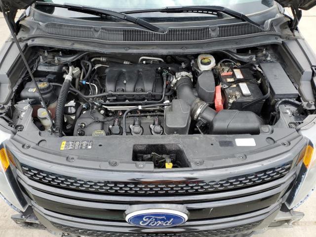 1FM5K8ARXEGA14350 - 2014 FORD EXPLORER POLICE INTERCEPTOR Սև լուսանկար 12