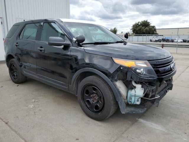 1FM5K8ARXEGA14350 - 2014 FORD EXPLORER POLICE INTERCEPTOR Սև լուսանկար 4