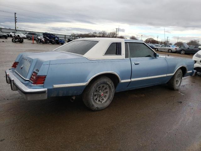 9H93H713396 - 1979 MERCURY SEDAN BLUE photo 3