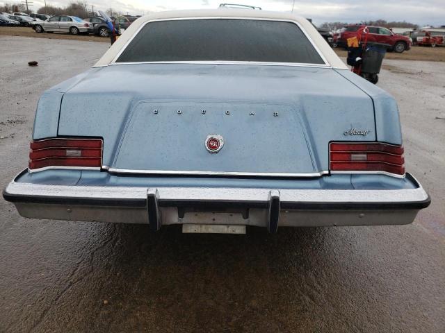 9H93H713396 - 1979 MERCURY SEDAN BLUE photo 6