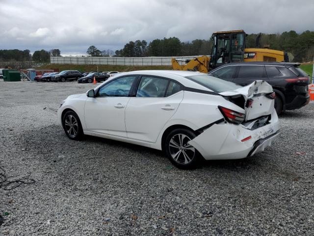 3N1AB8CV1PY293205 - 2023 NISSAN SENTRA SV WHITE photo 2