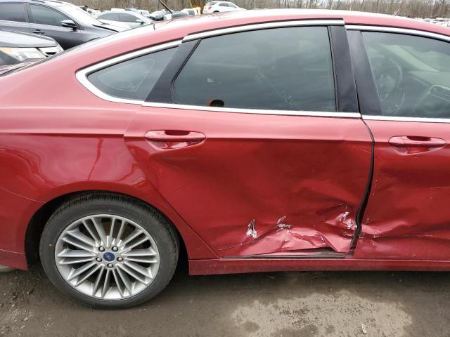 3FA6P0LU0ER205528 - 2014 FORD FUSION SE HYBRID BURGUNDY photo 10