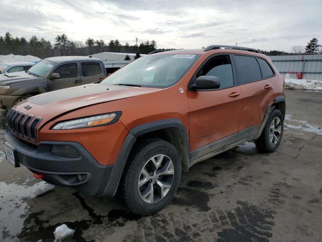 1C4PJMBSXFW740131 - 2015 JEEP CHEROKEE TRAILHAWK ORANGE photo 1