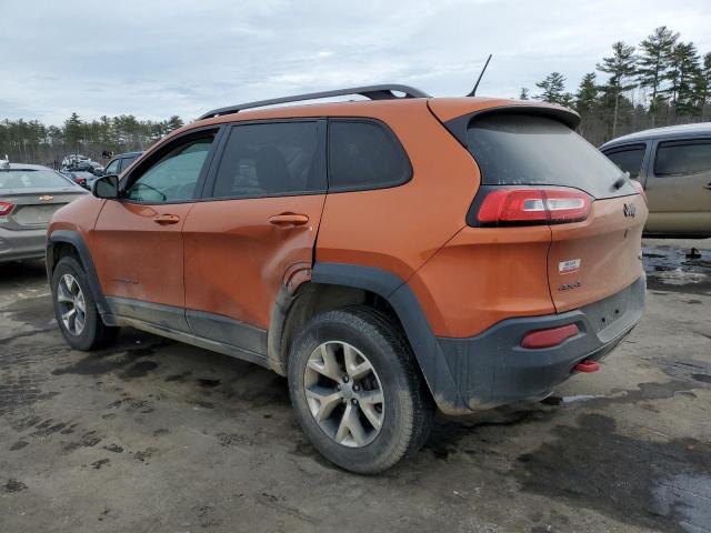 1C4PJMBSXFW740131 - 2015 JEEP CHEROKEE TRAILHAWK ORANGE photo 2