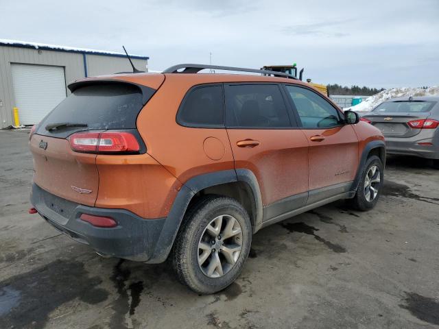 1C4PJMBSXFW740131 - 2015 JEEP CHEROKEE TRAILHAWK ORANGE photo 3