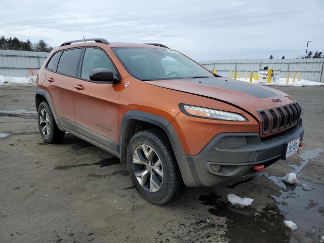 1C4PJMBSXFW740131 - 2015 JEEP CHEROKEE TRAILHAWK ORANGE photo 4