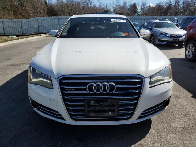 WAUAVAFD9CN025571 - 2012 AUDI A8 QUATTRO WHITE photo 5