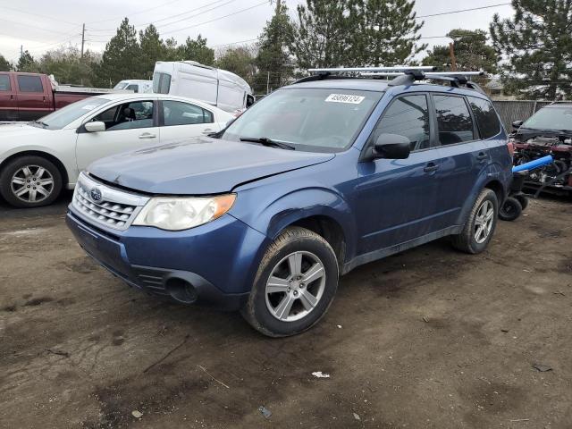 JF2SHABC7BG754880 - 2011 SUBARU FORESTER 2.5X BLUE photo 1